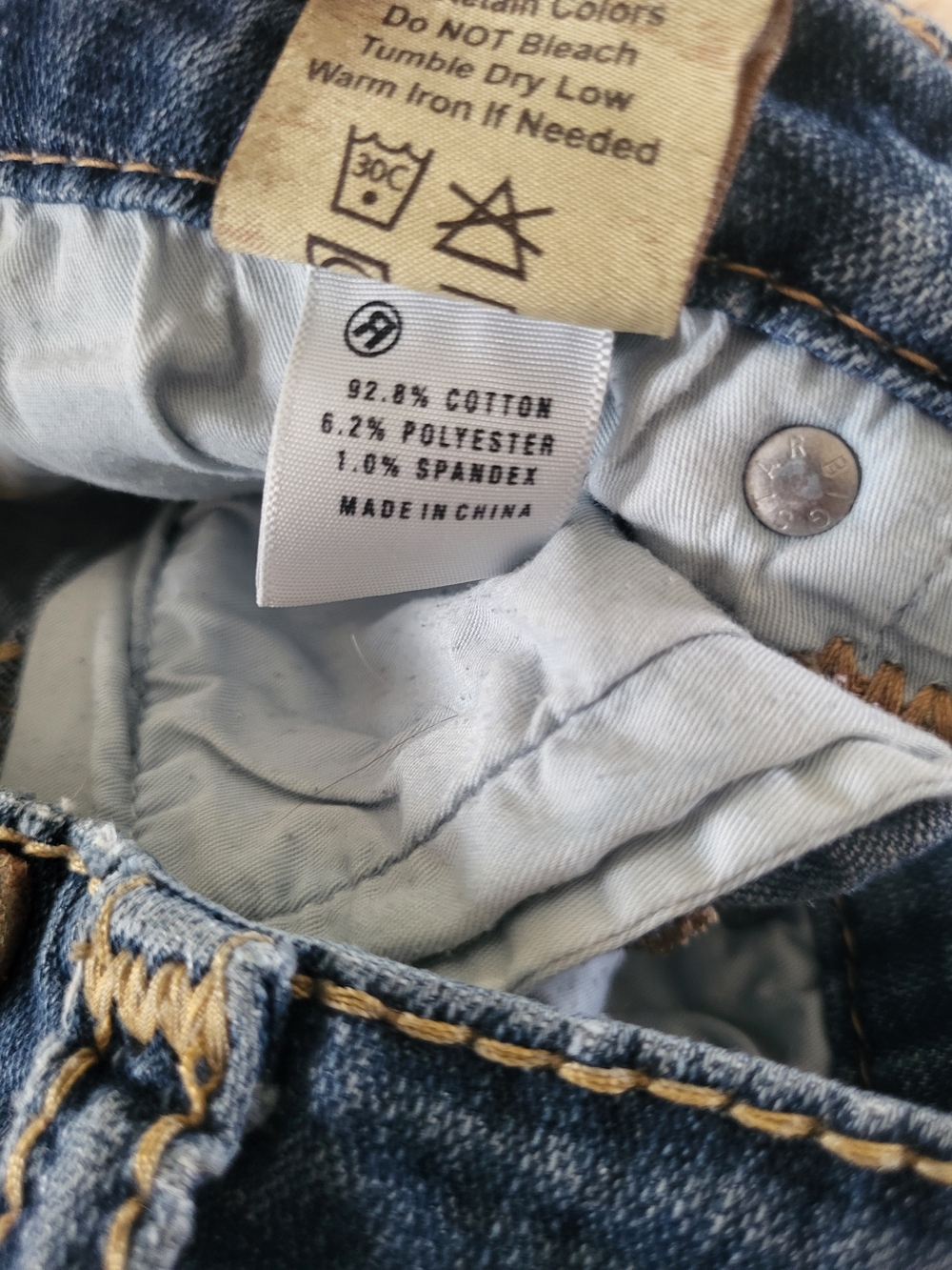 Big Star Women's Faded Blue Bootcut Jeans 25x30 - Picture 10 of 10